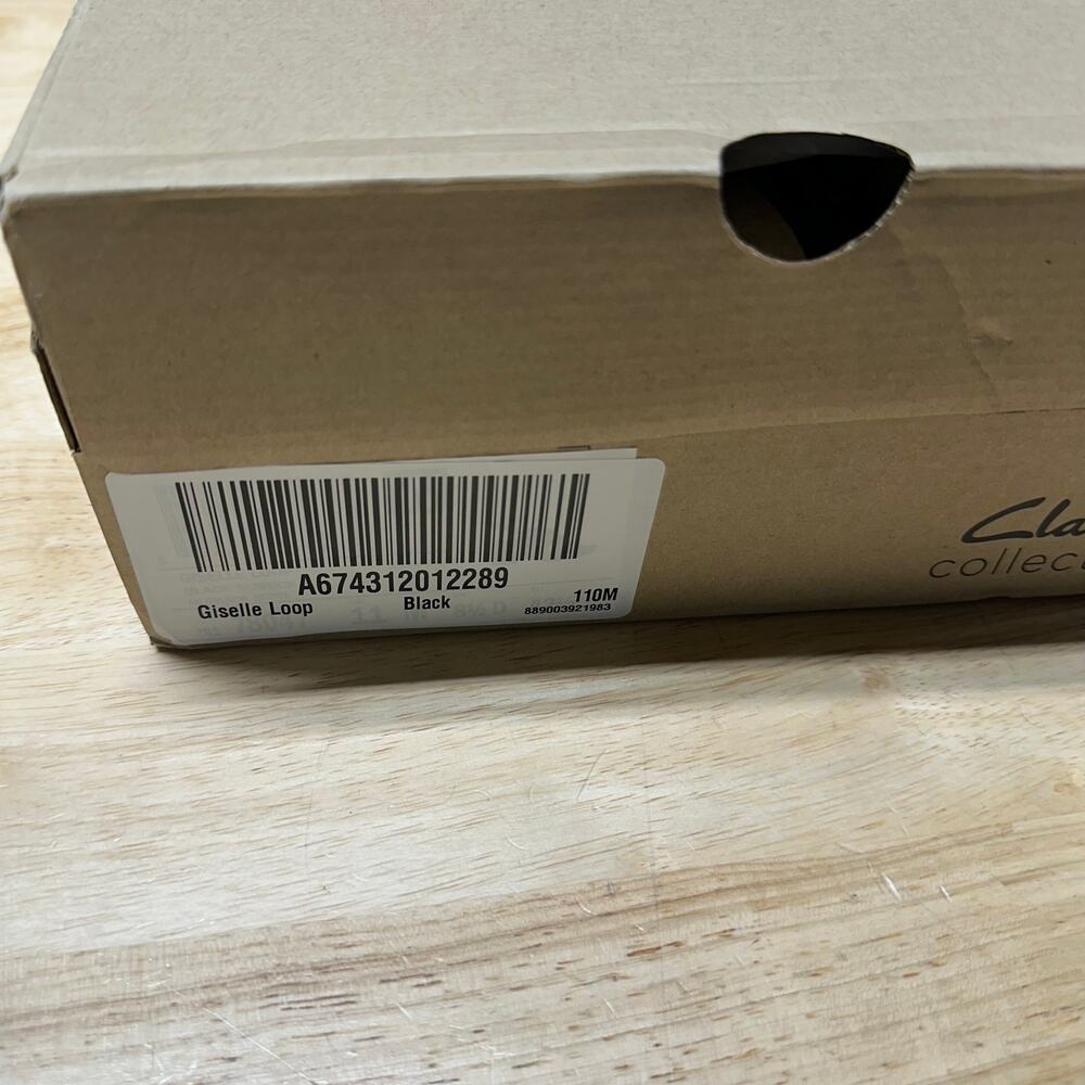 Clarks Giselle Loop Sandal Black Women's Size 11M New In Box Condition - Picture 9 of 9